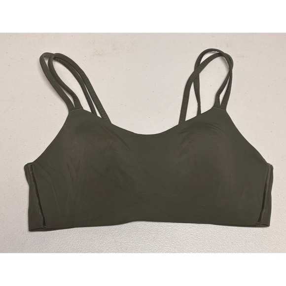 lululemon athletica Other - Lululemon Like a Cloud Bra B/C Cup Dark Olive Green Strappy Yoga Sports Bra